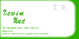 kevin mut business card